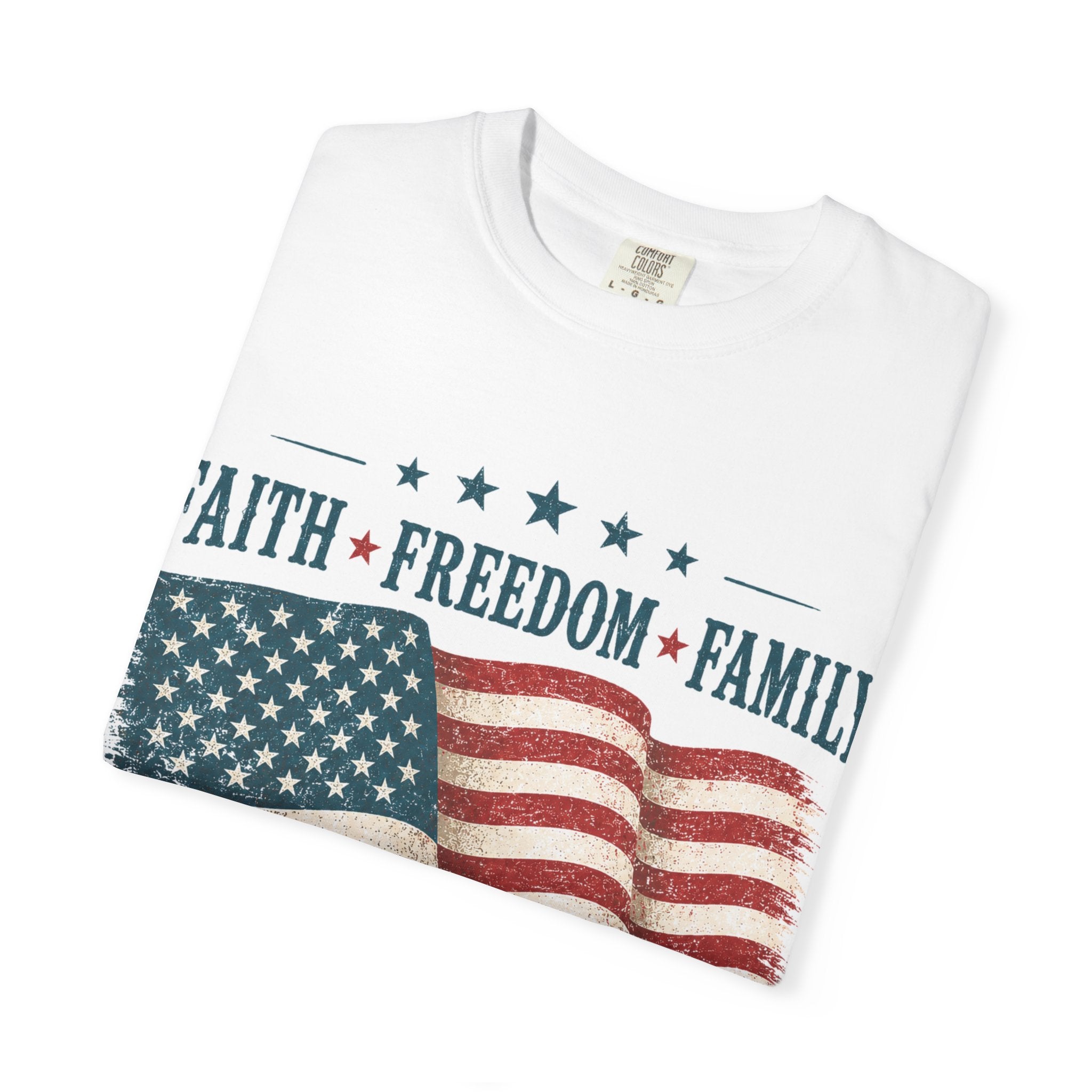 Faith Freedom Family Graphic Tee