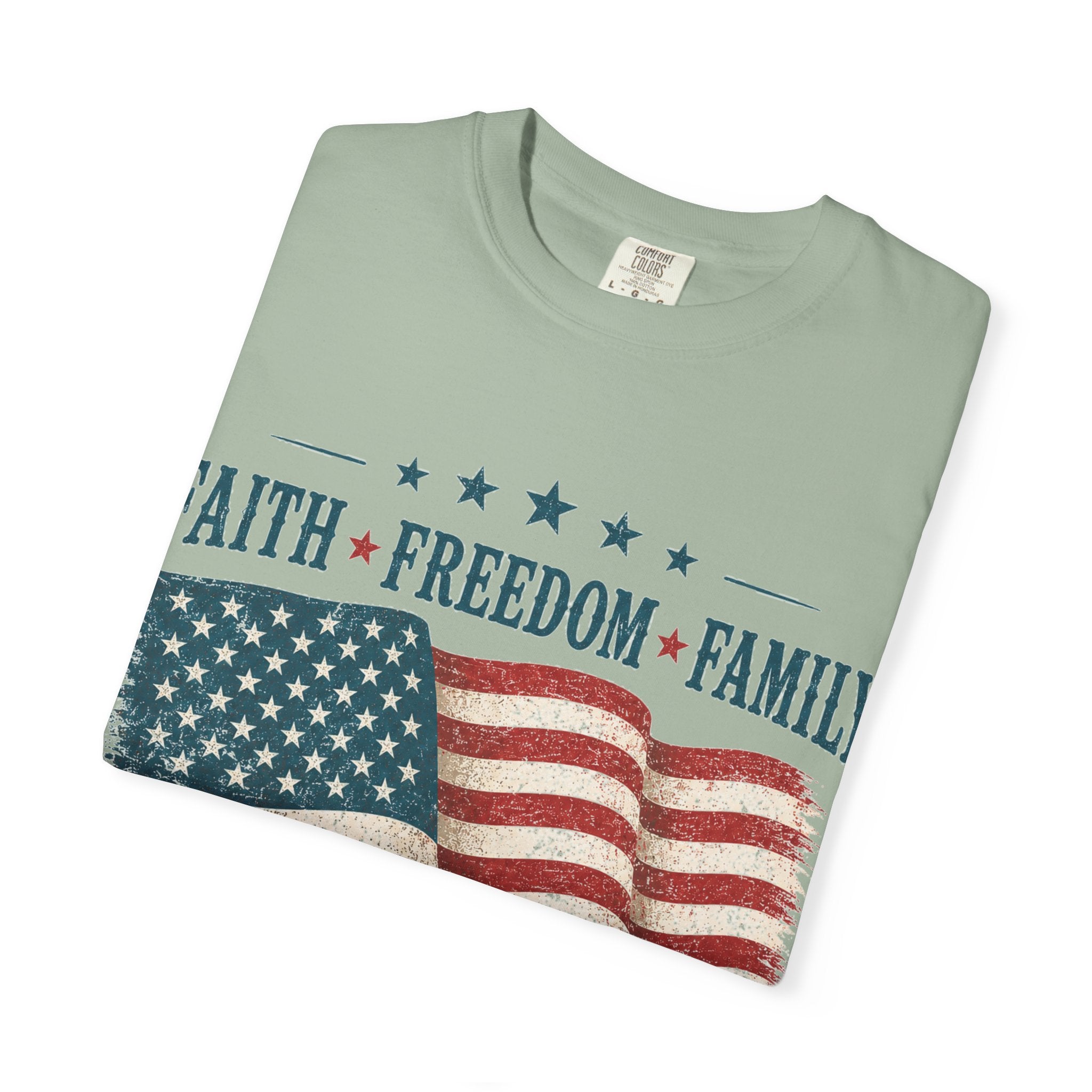 Faith Freedom Family Graphic Tee