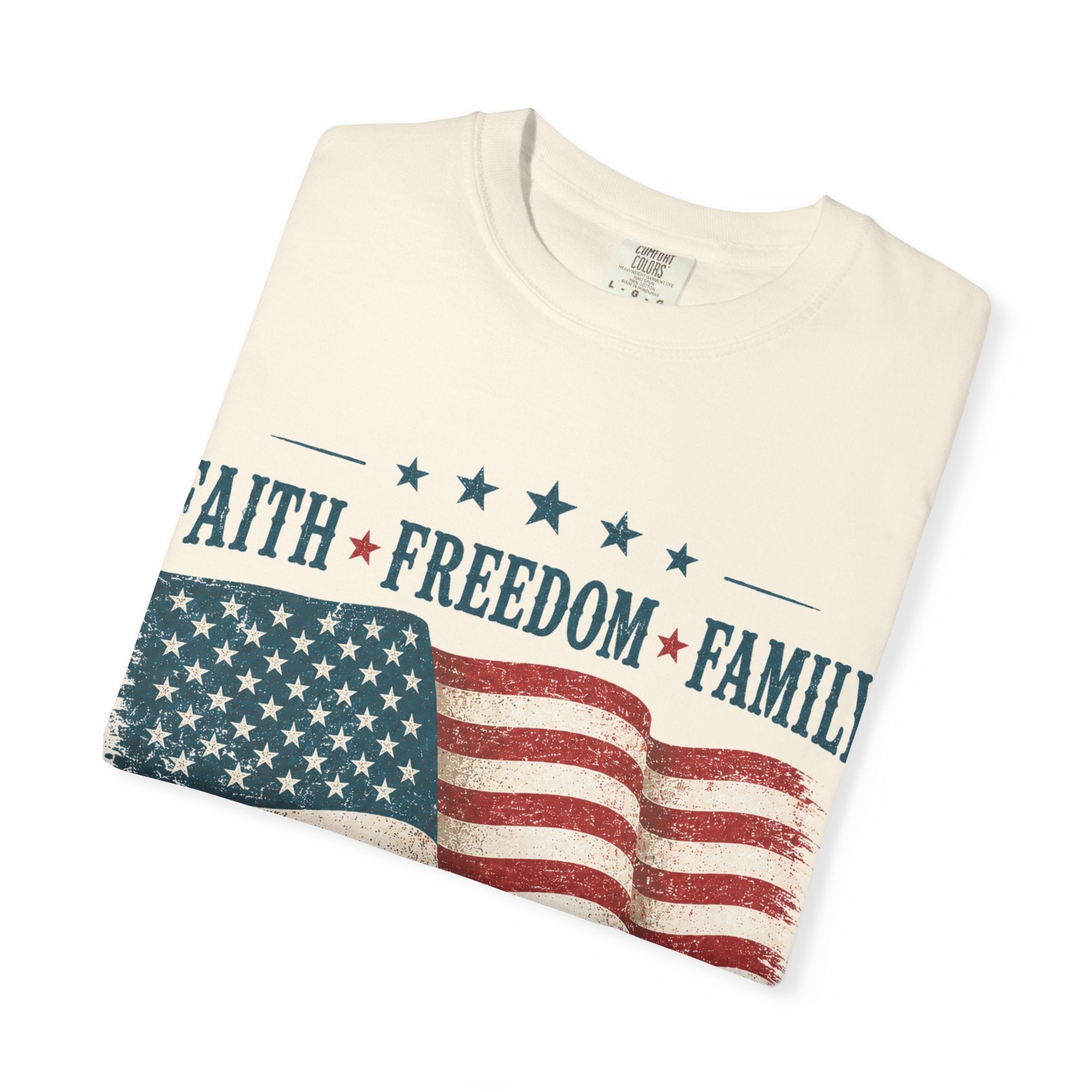 Faith Freedom Family Graphic Tee