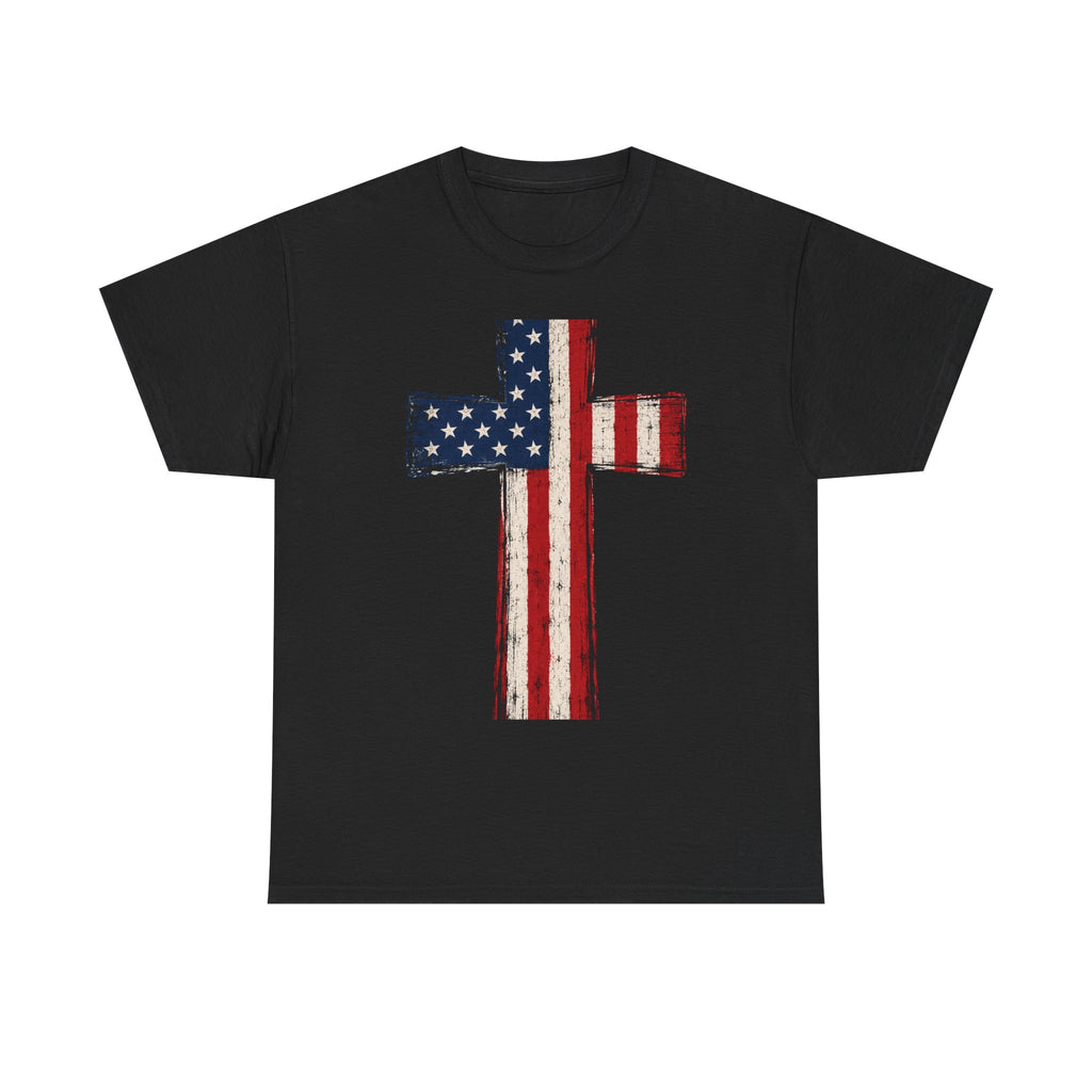 God Bless America Graphic Cotton Tee