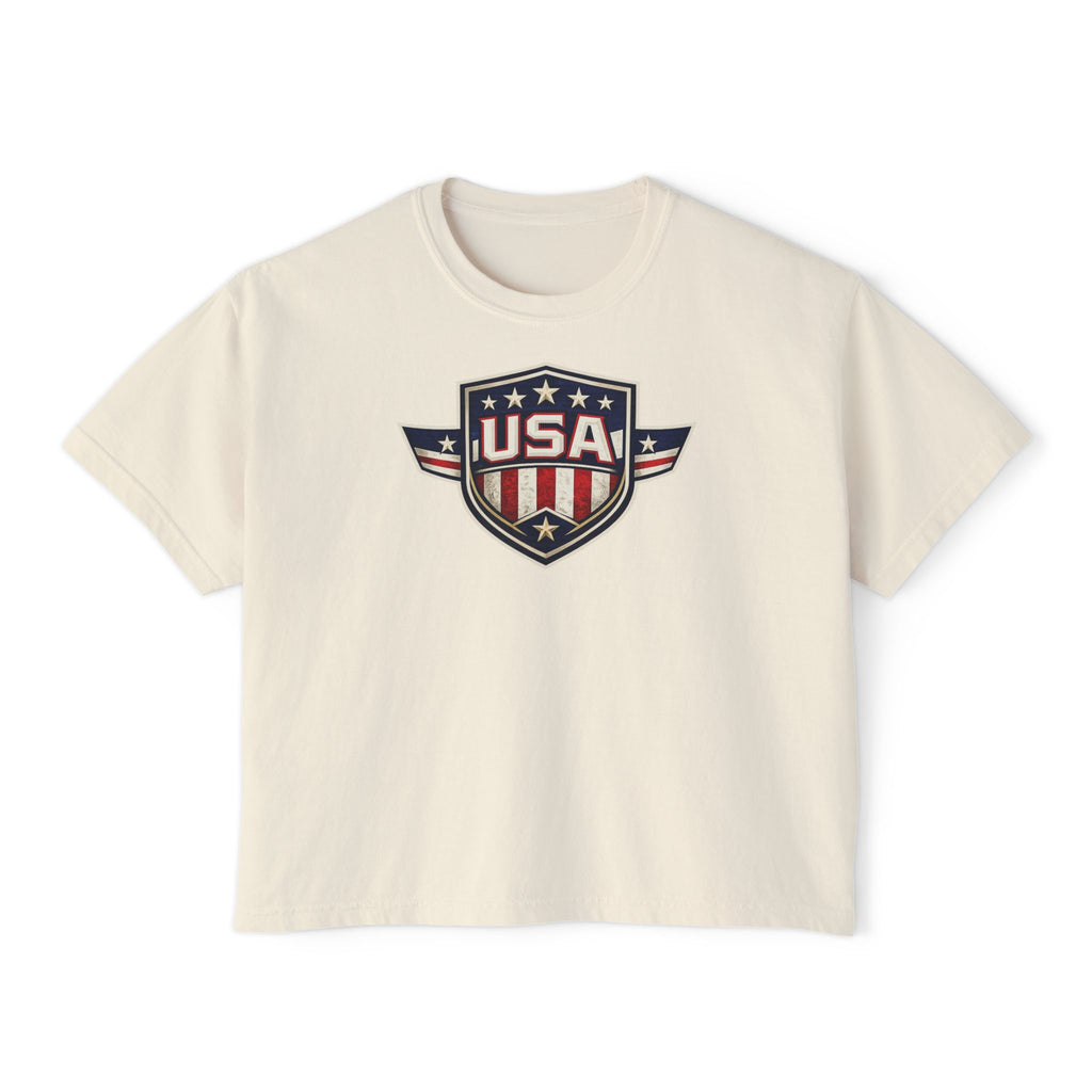 Usa Soccer Women's Boxy Tee