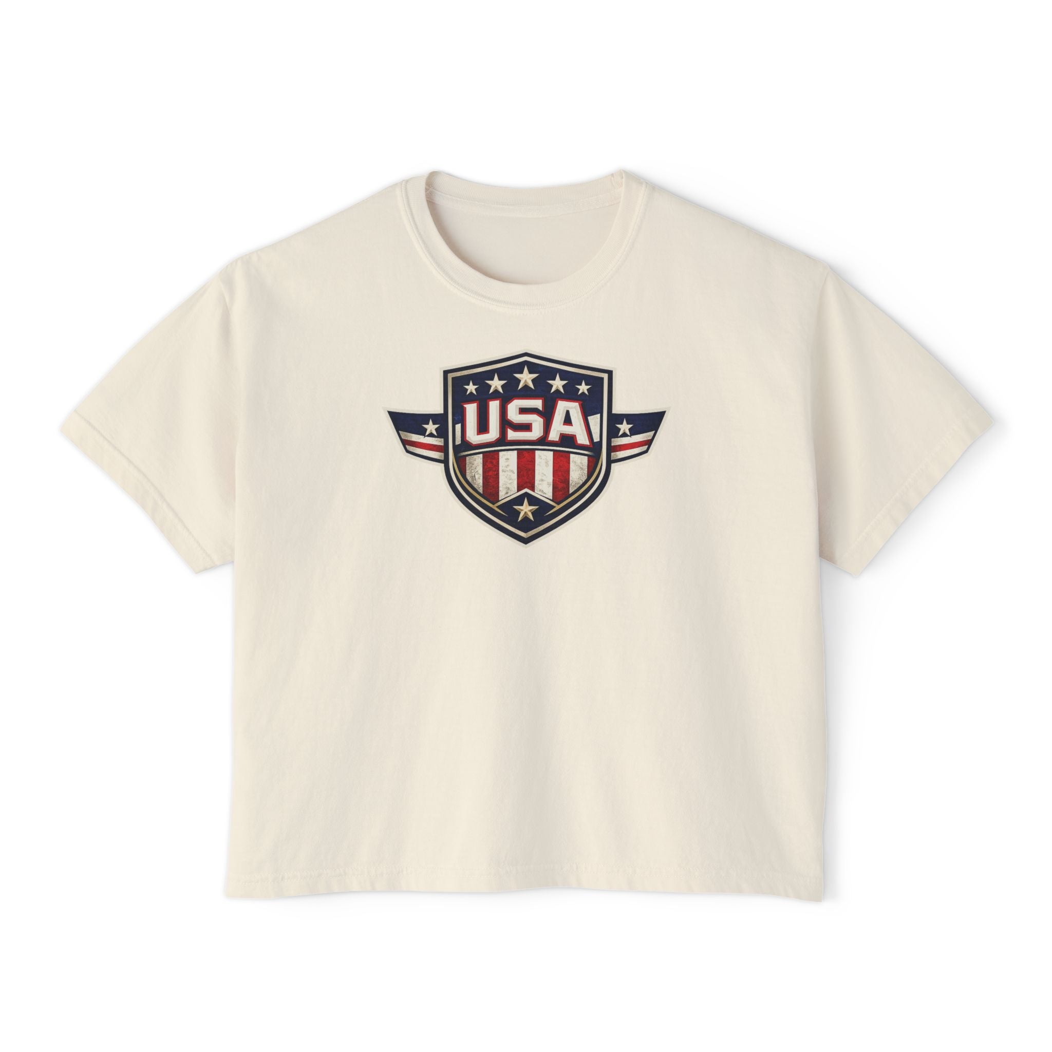 Usa Soccer Women's Boxy Tee